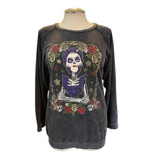 Torrid Plus Size 5 Disney Pixar Coco Mama‎ Shrine Mineral Wash Sweatshirt 5X